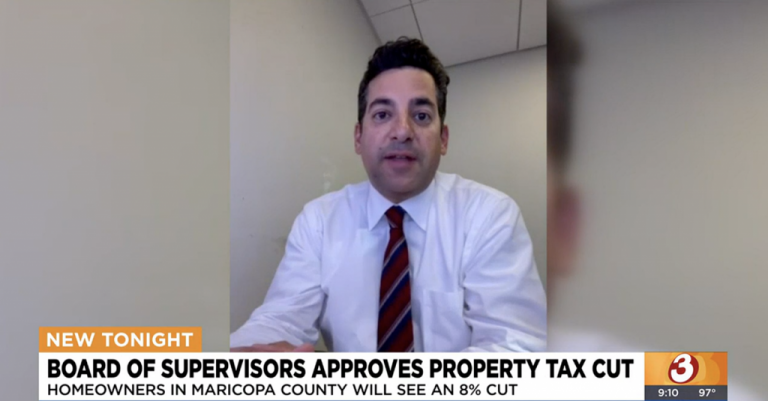 Maricopa County Supervisor Thomas Galvin Talks To 3tv About Property Tax Cut Approval Rose Law 2491